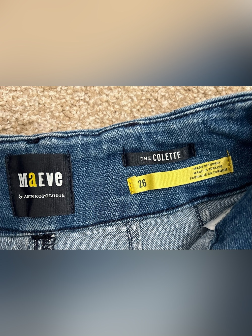 Maeve by Anthropologie The Colette Denim Shorts Woman’s Size 26 - Picture 4 of 5